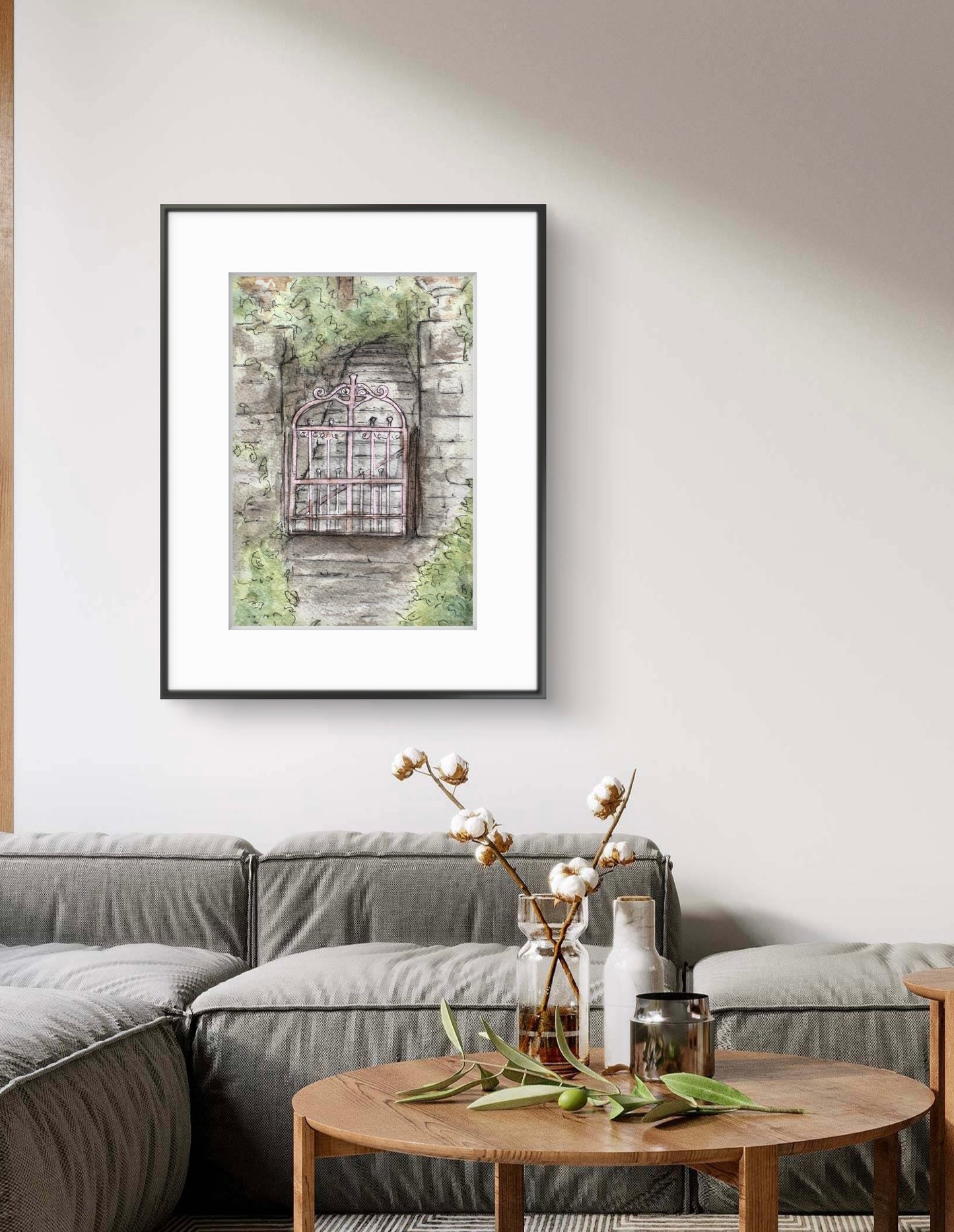 Pink Gate Eureka SpringsAR Art Print