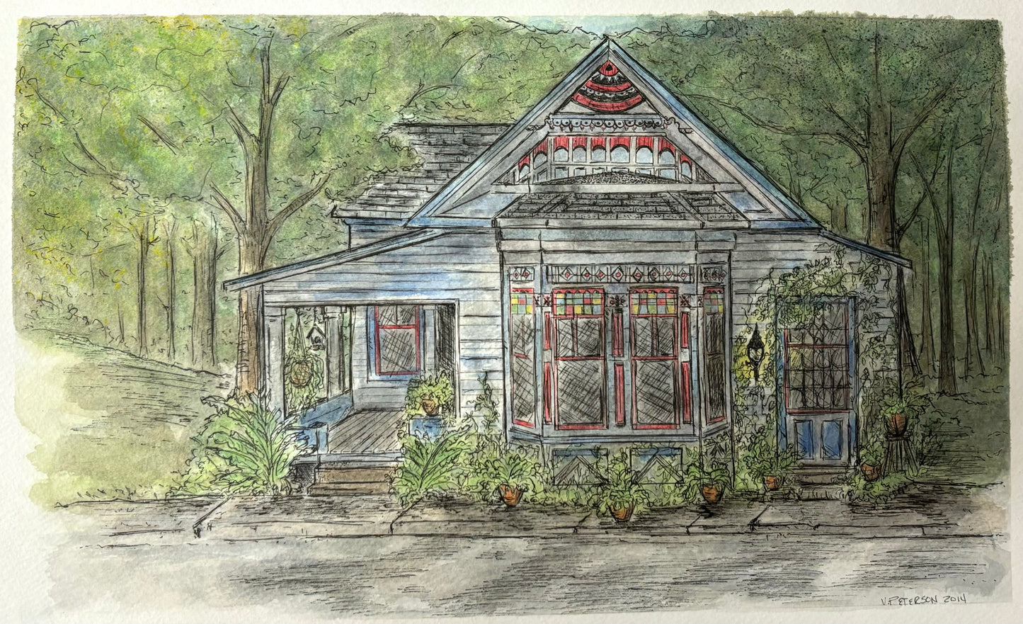 Singleton house where I lived when we first moved to Eureka Sprinngs, AR when I was 12.