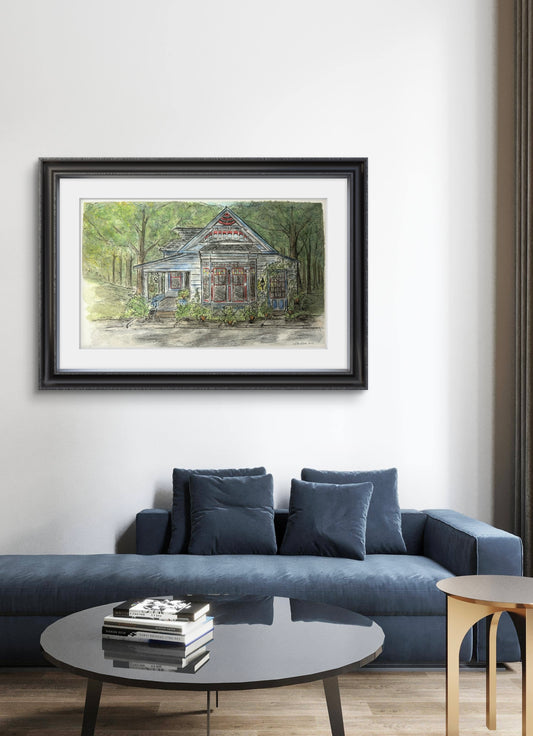 Singleton House Eureka Springs Art Print
