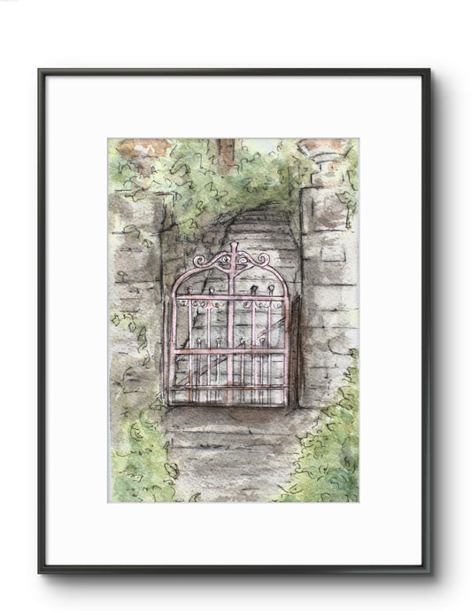 Pink Gate Eureka SpringsAR Art Print