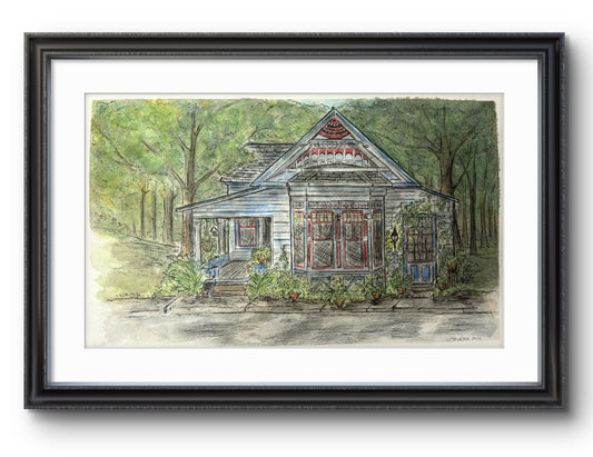 Singleton House Eureka Springs Art Print