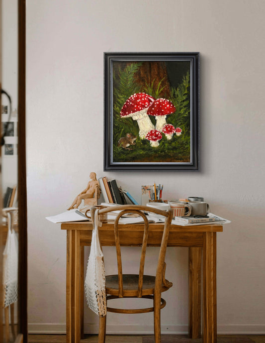 Valerie Peterson Mushroom Art Print